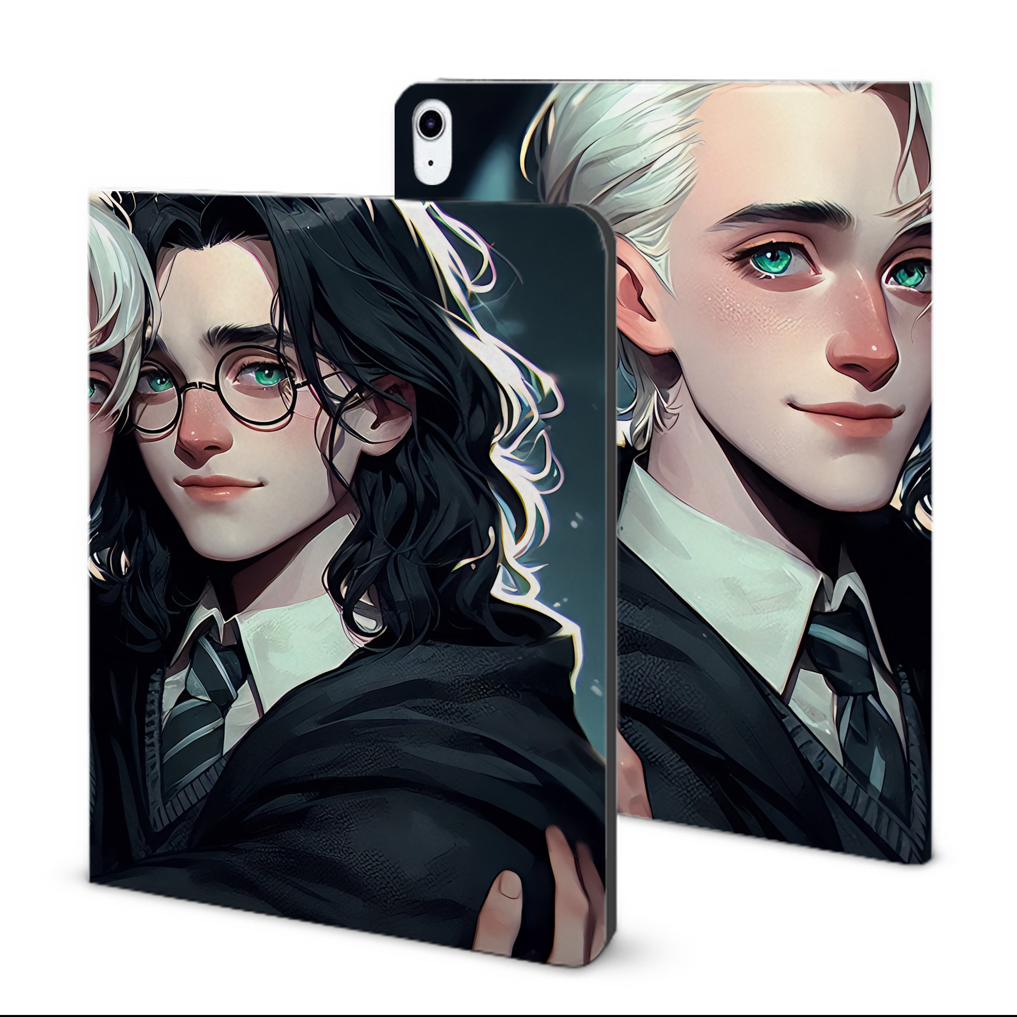 （画像用） Harry Potter ハリー・ポッターシリーズ IPad ケース ブック型 PUレザー TPU 耐衝撃 軽量 薄型 ペン収納なし 全面保護 IPad 各モデル対応